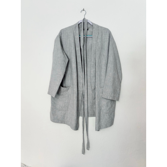 COS Other - Women's COS Grey Cotton Boxy Robe Size L 100% Cotton